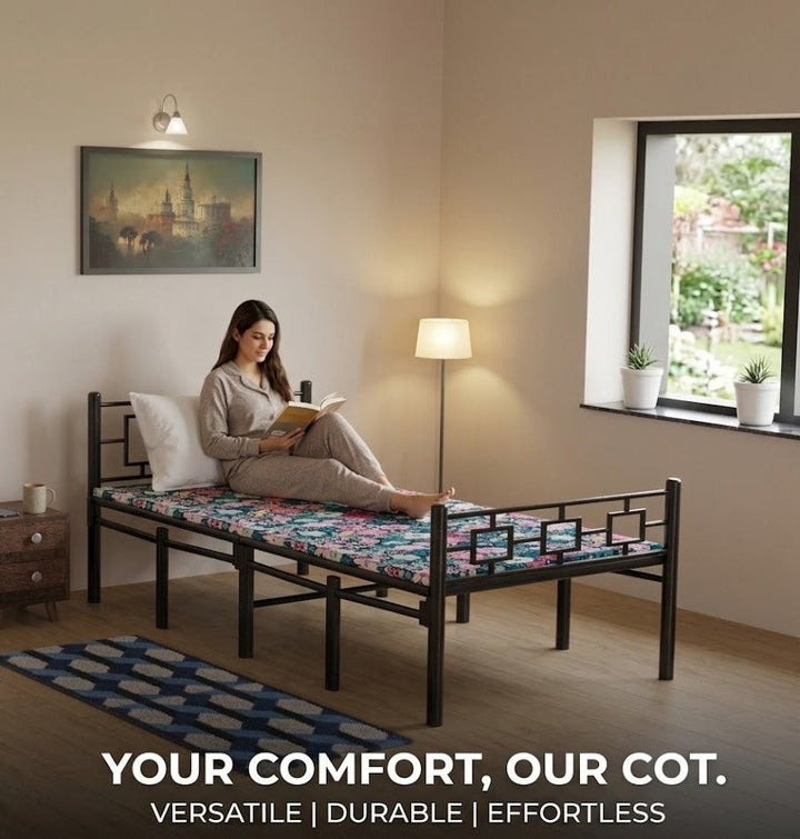 Foldable Bed with Mattress