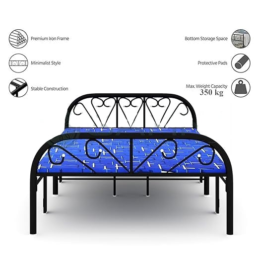 Queen Size Foldable Bed with Mattress 6x4ft | Foldura