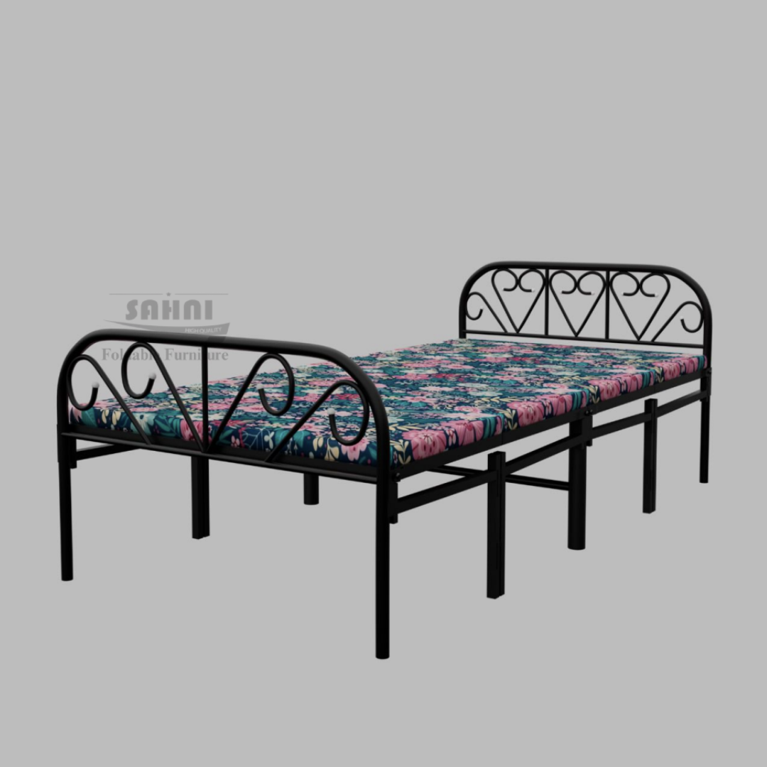 Queen Size Foldable Bed with Mattress 6x4ft | Foldura