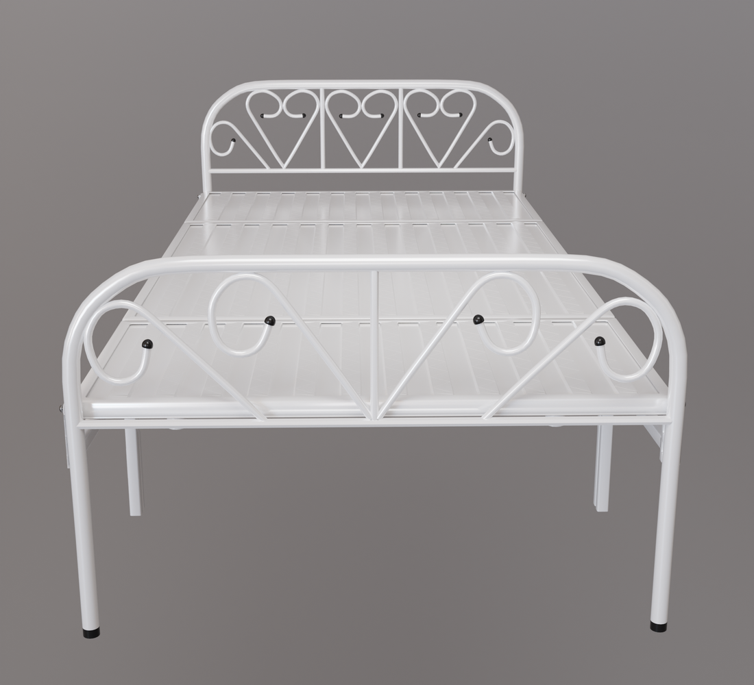 White Queen Foldable Bed 6x4ft No Mattress | Foldura